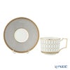 ウェッジウッド（Wedgwood） ルネッサンス グレイ（グレー） ティーカップ＆ソーサー 250ml