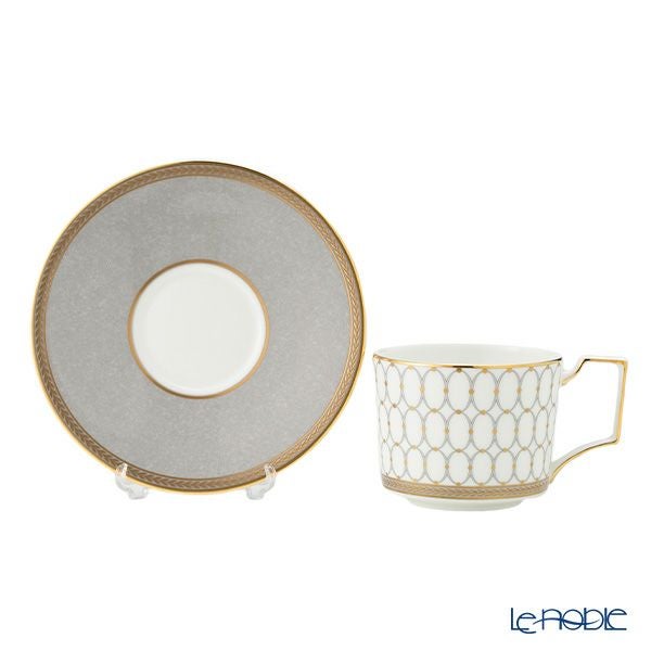 ウェッジウッド（Wedgwood） ルネッサンス グレイ（グレー） ティーカップ＆ソーサー 250ml