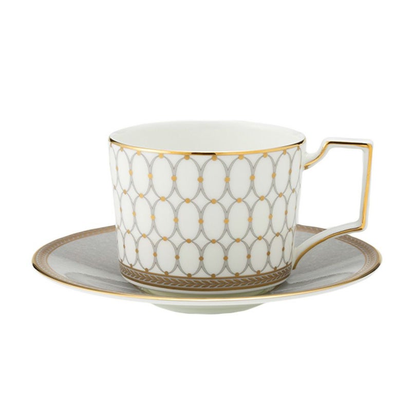 ウェッジウッド（Wedgwood） ルネッサンス グレイ（グレー） ティーカップ＆ソーサー 250ml