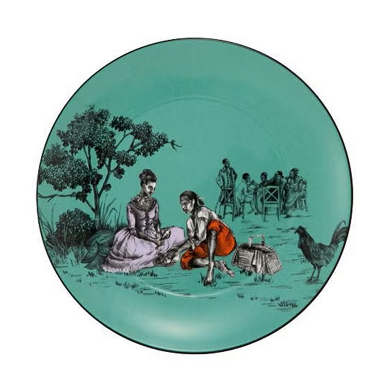 ウェッジウッド（Wedgwood） シーラ・ブリッジス アクセントプレート ピクニック 20cm