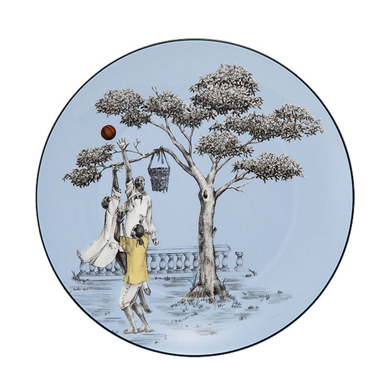 ウェッジウッド（Wedgwood） シーラ・ブリッジス アクセントプレート バスケットボール 20cm