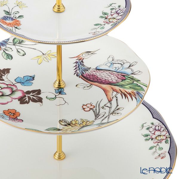 ウェッジウッド（Wedgwood） ワンダーラスト フォーチュン 3段ケーキスタンド 組立式