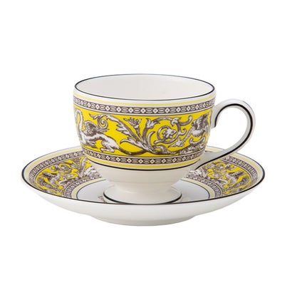 ウェッジウッド（Wedgwood） フロレンティーン サーモン ティーカップ 
