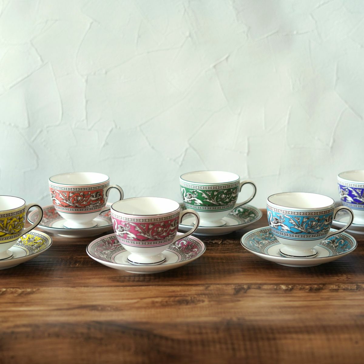 ウェッジウッド（Wedgwood） フロレンティーン ヴェルデ ティーカップ＆ソーサー（リー）200ml