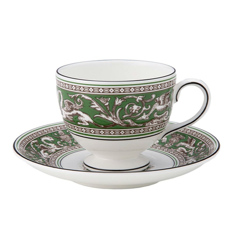 ウェッジウッド（Wedgwood） フロレンティーン ヴェルデ ティーカップ＆ソーサー（リー）200ml