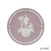 ウェッジウッド（Wedgwood）ジャスパー ライラック イヤープレート 17cm ヘルメス 2026年／令和8年【プレートスタンド、プレートハンガー付き】
