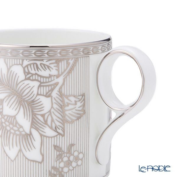 ウェッジウッド（Wedgwood） シルバートンキン マグカップ シルバーストライプ 350ml