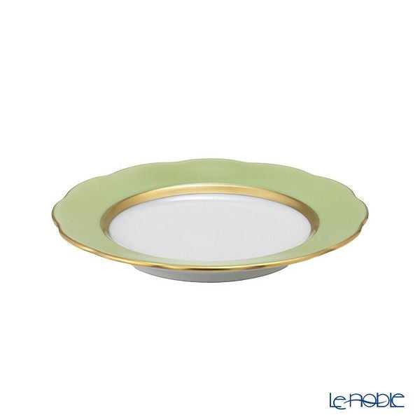 ヘレンド シルクリボン CV03 プレート 12.5cm 20512-0-00 小皿／豆皿（ライトグリーン）