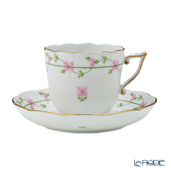 ヘレンド ピンクガーランド PBGP 00706-0-00 コーヒーカップ＆ソーサー 160ml