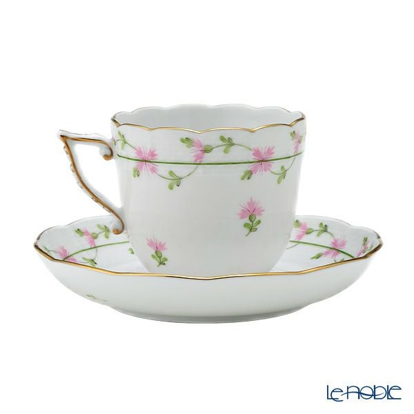 ヘレンド ピンクガーランド PBGP 00706-0-00 コーヒーカップ＆ソーサー 160ml