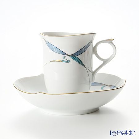 マイセン（Meissen） ウォーターバード ブルー 704610／28582 コーヒーカップ＆ソーサー 180ml