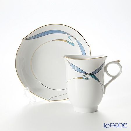 マイセン（Meissen） ウォーターバード ブルー 704610／28582 コーヒーカップ＆ソーサー 180ml