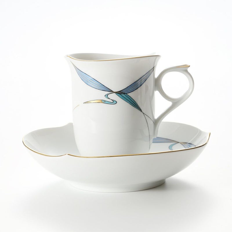 マイセン（Meissen） ウォーターバード ブルー 704610／28582 コーヒーカップ＆ソーサー 180ml