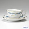 マイセン（Meissen） ウォーターバード ブルー 704610／28633 ティーカップ＆ソーサー 170ml