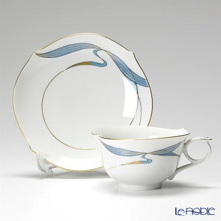 マイセン（Meissen） ウォーターバード ブルー 704610／28633 ティーカップ＆ソーサー 170ml