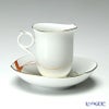 マイセン（Meissen） ウォーターバード レッド 704710／28582 コーヒーカップ＆ソーサー 180ml