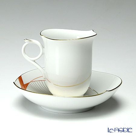 マイセン（Meissen） ウォーターバード レッド 704710／28582 コーヒーカップ＆ソーサー 180ml