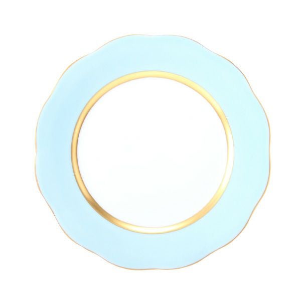 ヘレンド シルクリボン CTQ01 20517-0-00 プレート 19cm ライトブルー
