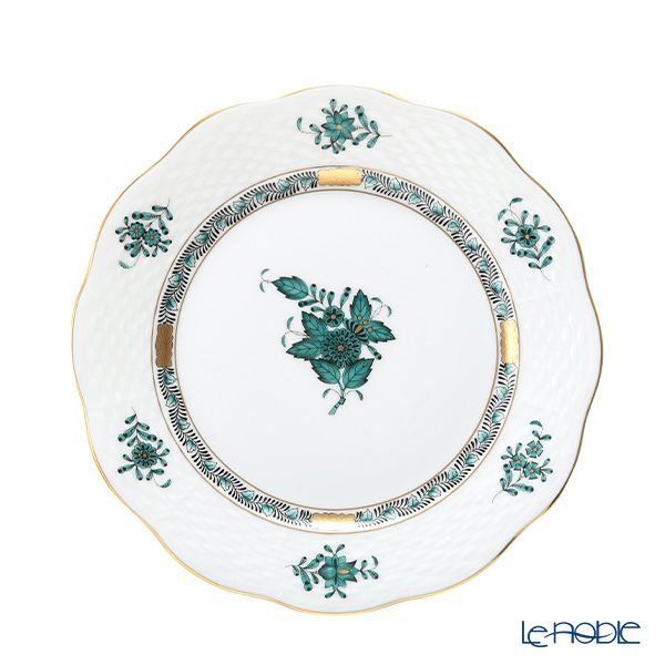 ヘレンド (HEREND) アポニーグリーン2 AV2（ブルーグリーン） 00517-0-00 プレート 19cm