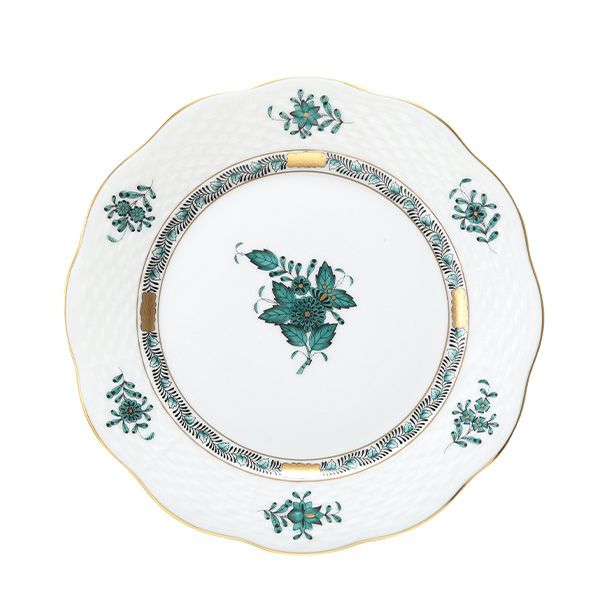 ヘレンド (HEREND) アポニーグリーン2 AV2（ブルーグリーン） 00517-0-00 プレート 19cm