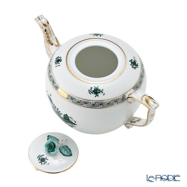 ヘレンド (HEREND) アポニーグリーン2 AV2（ブルーグリーン） 00606-0-09 ティーポット ローズ 800ml