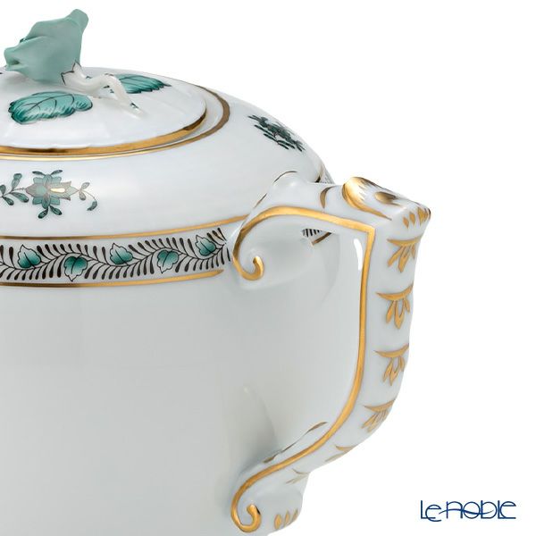 ヘレンド (HEREND) アポニーグリーン2 AV2（ブルーグリーン） 00606-0-09 ティーポット ローズ 800ml