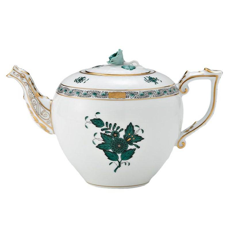 ヘレンド (HEREND) アポニーグリーン2 AV2（ブルーグリーン） 00606-0-09 ティーポット ローズ 800ml