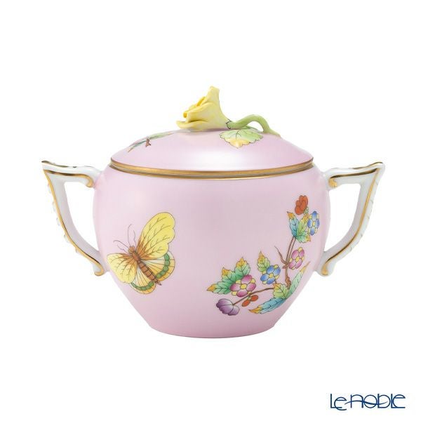 ヘレンド (HEREND) ピンクのヴィクトリア VE-FP1 シュガーポット ローズ 200ml 20472-0-09