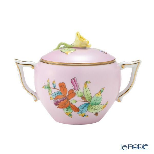 ヘレンド (HEREND) ピンクのヴィクトリア VE-FP1 シュガーポット ローズ 200ml 20472-0-09