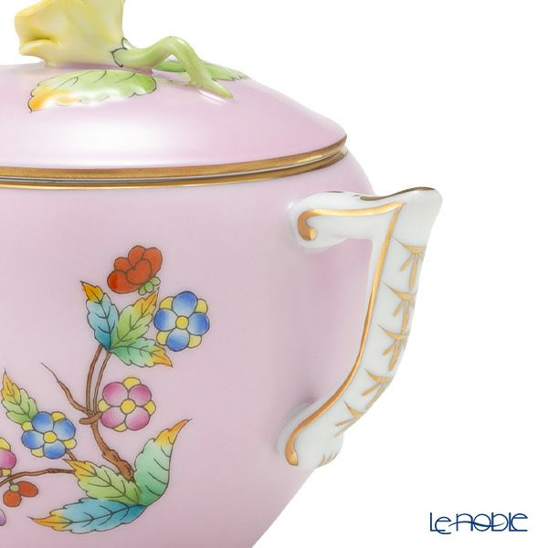 ヘレンド (HEREND) ピンクのヴィクトリア VE-FP1 シュガーポット ローズ 200ml 20472-0-09