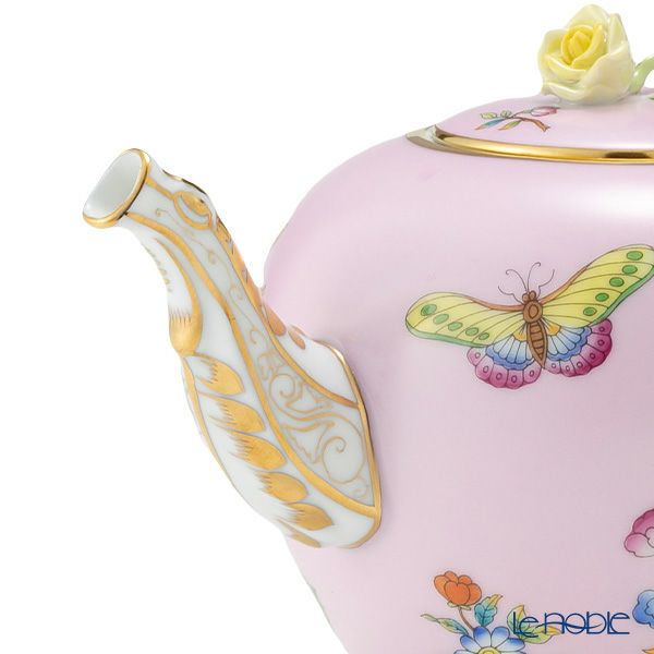 ヘレンド (HEREND) ピンクのヴィクトリア VE-FP1 ティーポット ローズ 800ml 20606-0-09