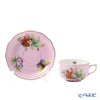 ヘレンド (HEREND) ピンクのヴィクトリア VE-FP1 ティーカップ＆ソーサー 200ml 20724-0-00