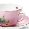 ヘレンド (HEREND) ピンクのヴィクトリア VE-FP1 ティーカップ＆ソーサー 200ml 20724-0-00