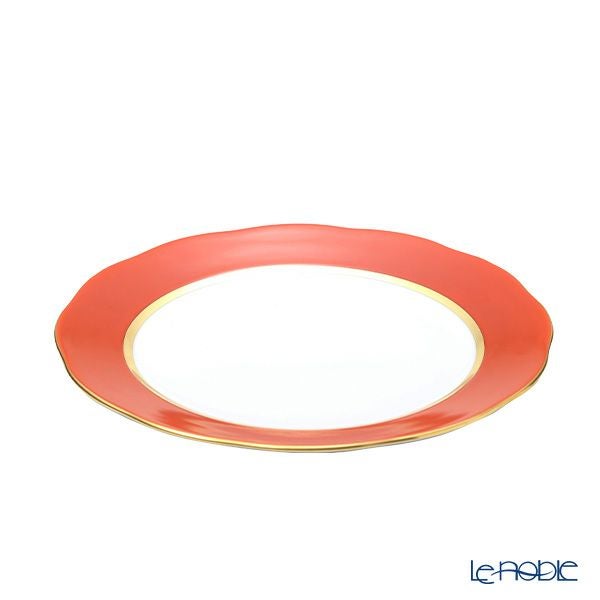 ヘレンド シルクリボン CH3 プレート 25cm レッド 20524-0-00
