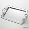 クイーン アン QUEEN ANNE（イギリス製銀メッキ） オブロングトレイ ハンドル付 0／86
