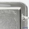 クイーン アン QUEEN ANNE（イギリス製銀メッキ） オブロングトレイ ハンドル付 0／86