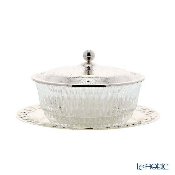 クイーン アン QUEEN ANNE（イギリス製銀メッキ） ボウル トレイ・蓋付 0／471