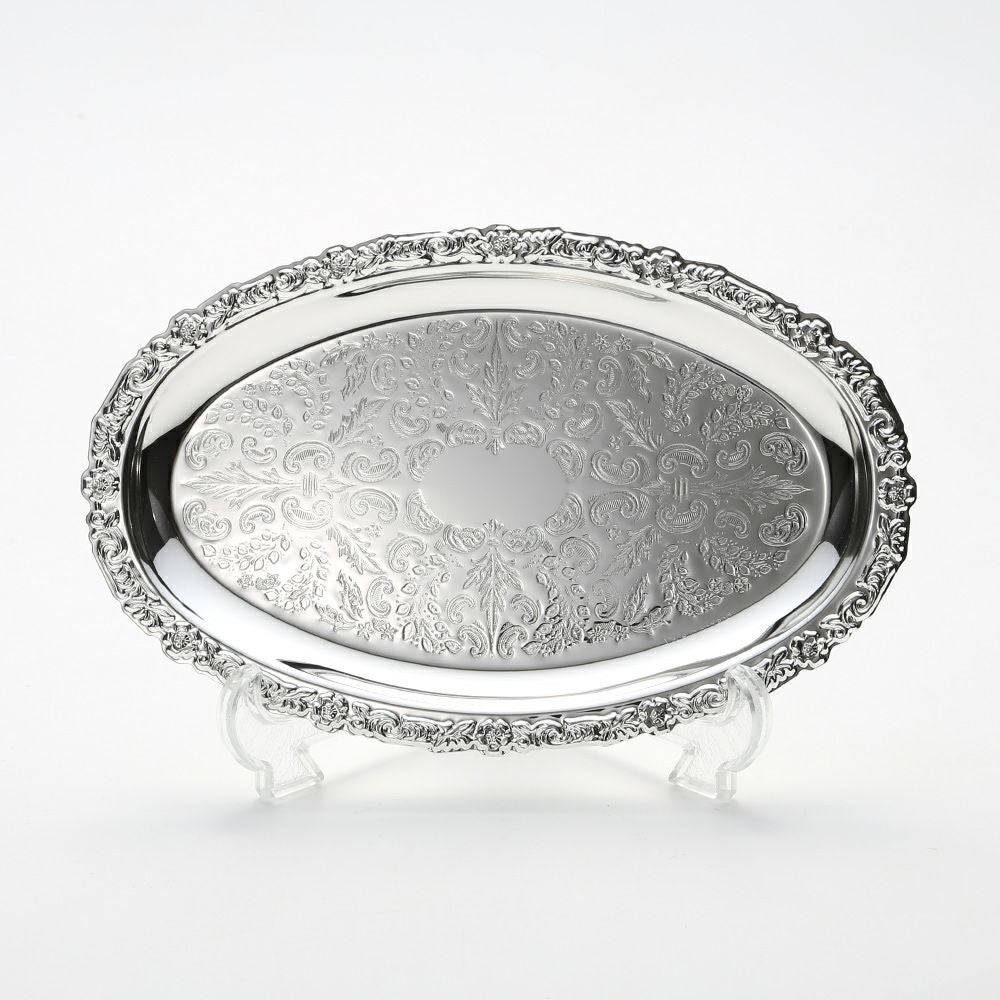 クイーン アン QUEEN ANNE（イギリス製銀メッキ） オーバルトレイ S 0／6852／2