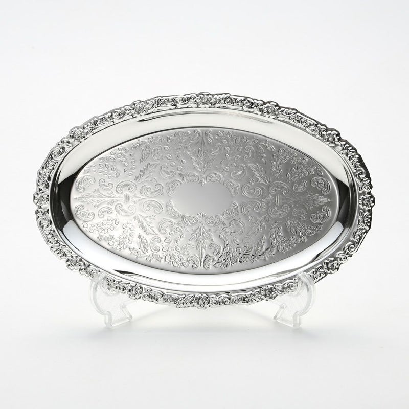 クイーン アン QUEEN ANNE（イギリス製銀メッキ） オーバルトレイ S 0／6852／2