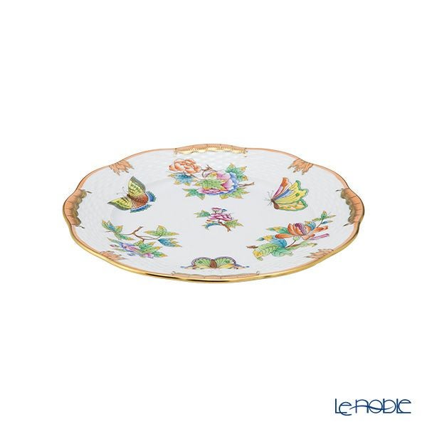 ヘレンド ヴィクトリア・ブーケ ライトオレンジ VBO-Y5 00517-0-00 プレート 19cm