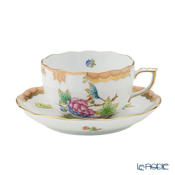 ヘレンド VBO-Y5 00724-0-00 ティーカップ＆ソーサー 200ml ライトオレンジ