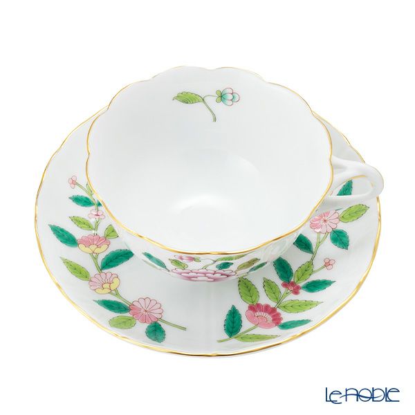 ヘレンド PAIX パイクス（ピンク） ティーカップ＆ソーサー 240ml 04247-0-00