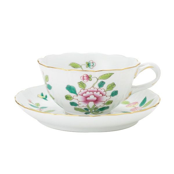 ヘレンド PAIX パイクス（ピンク） ティーカップ＆ソーサー 240ml 04247-0-00