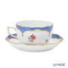 ヘレンド ザクセンフラワー VBSOEB-6 ブルーフィッシュスケール ティーカップ＆ソーサー 200ml 00724-0-00