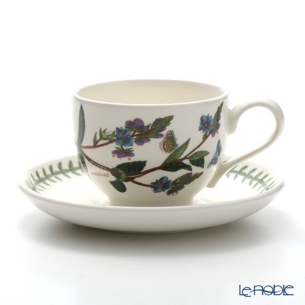 ポートメリオン ボタニックガーデン ティーカップ＆ソーサー 200ml クワガタソウ