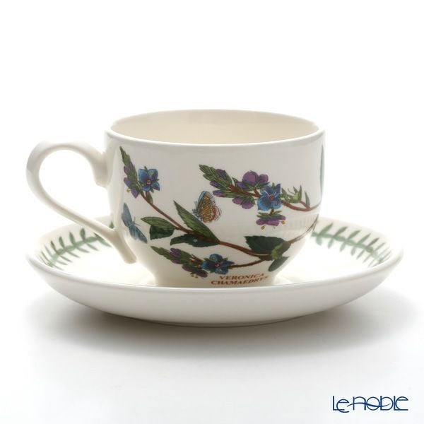 ポートメリオン ボタニックガーデン ティーカップ＆ソーサー 200ml クワガタソウ