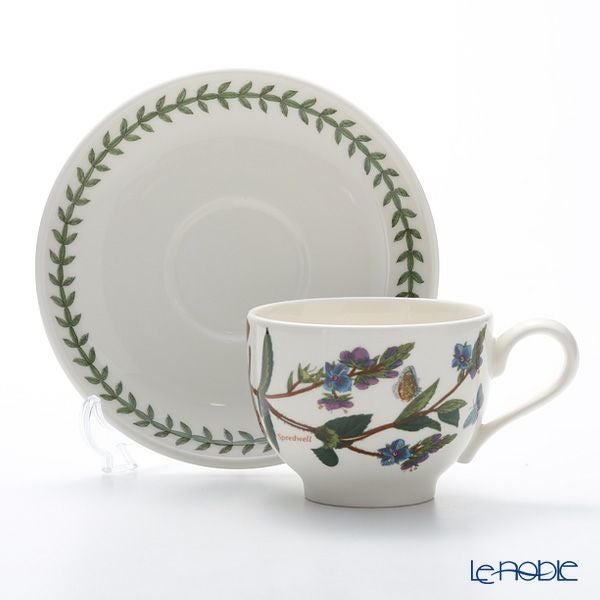 ポートメリオン ボタニックガーデン ティーカップ＆ソーサー 200ml クワガタソウ