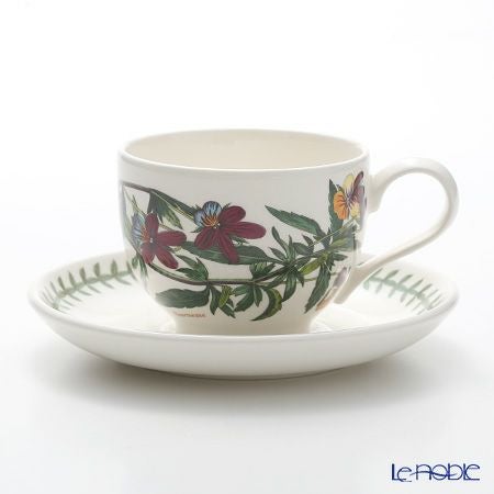 ポートメリオン ボタニックガーデン ティーカップ＆ソーサー 200ml サンシキスミレ