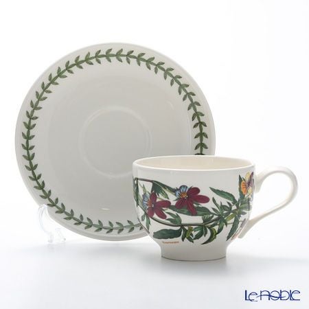 ポートメリオン ボタニックガーデン ティーカップ＆ソーサー 200ml サンシキスミレ