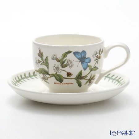 ポートメリオン ボタニックガーデン ティーカップ＆ソーサー 200ml ホワイトキャンピオン